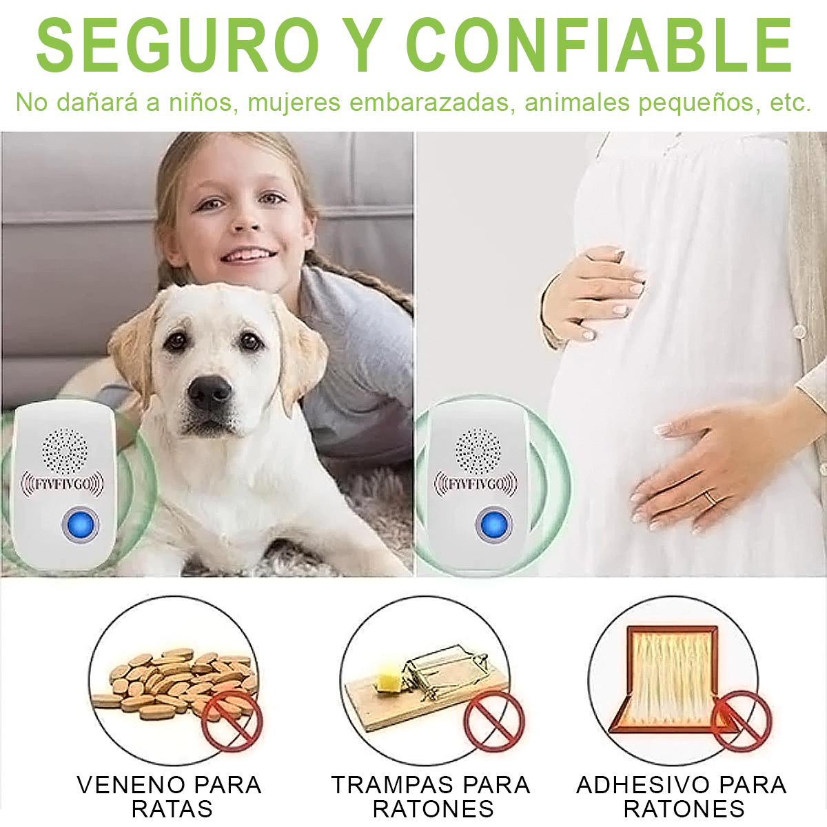 Guardián Ultrasónico Anti Plagas