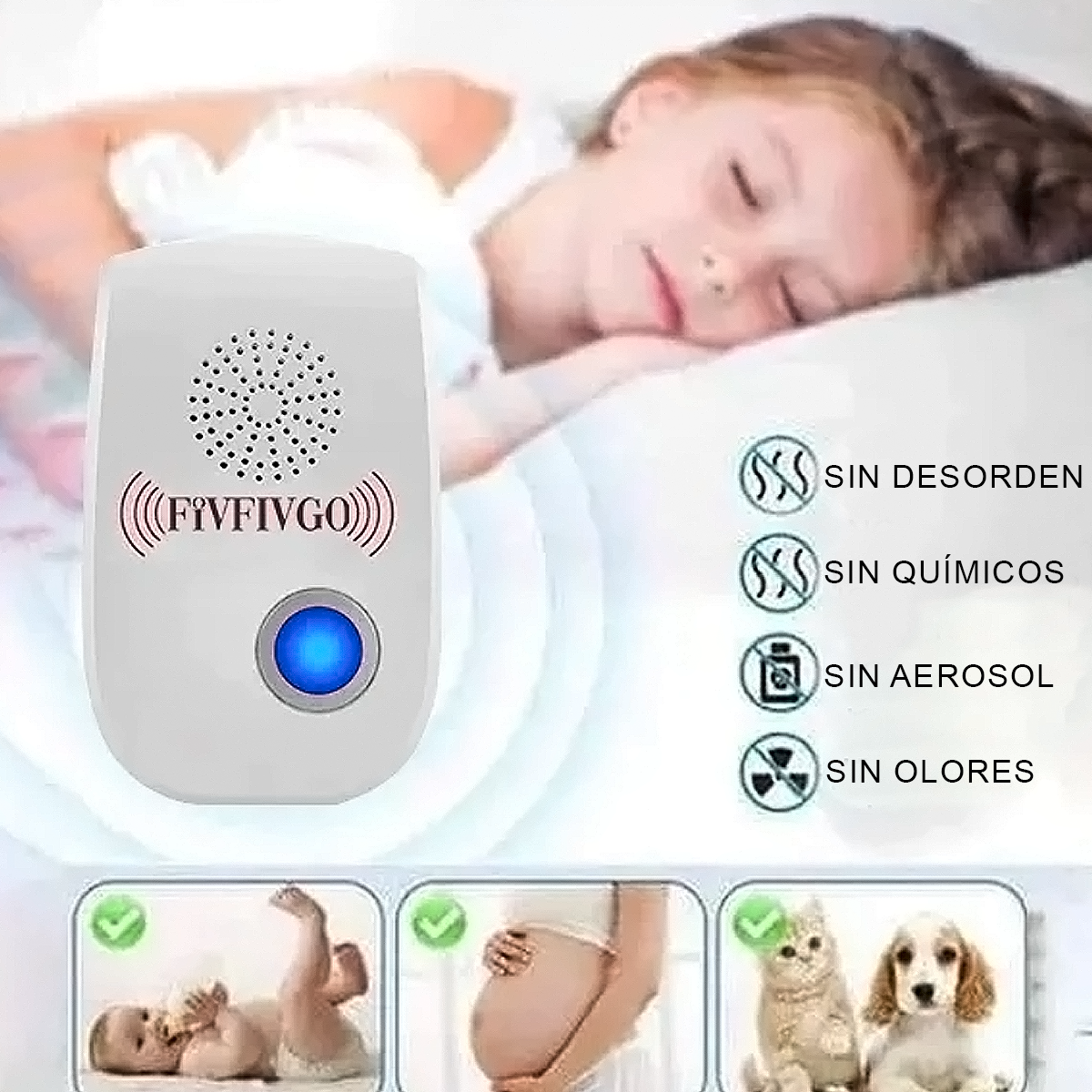 Guardián Ultrasónico Anti Plagas