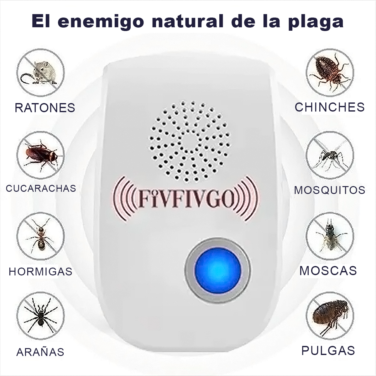 Guardián Ultrasónico Anti Plagas